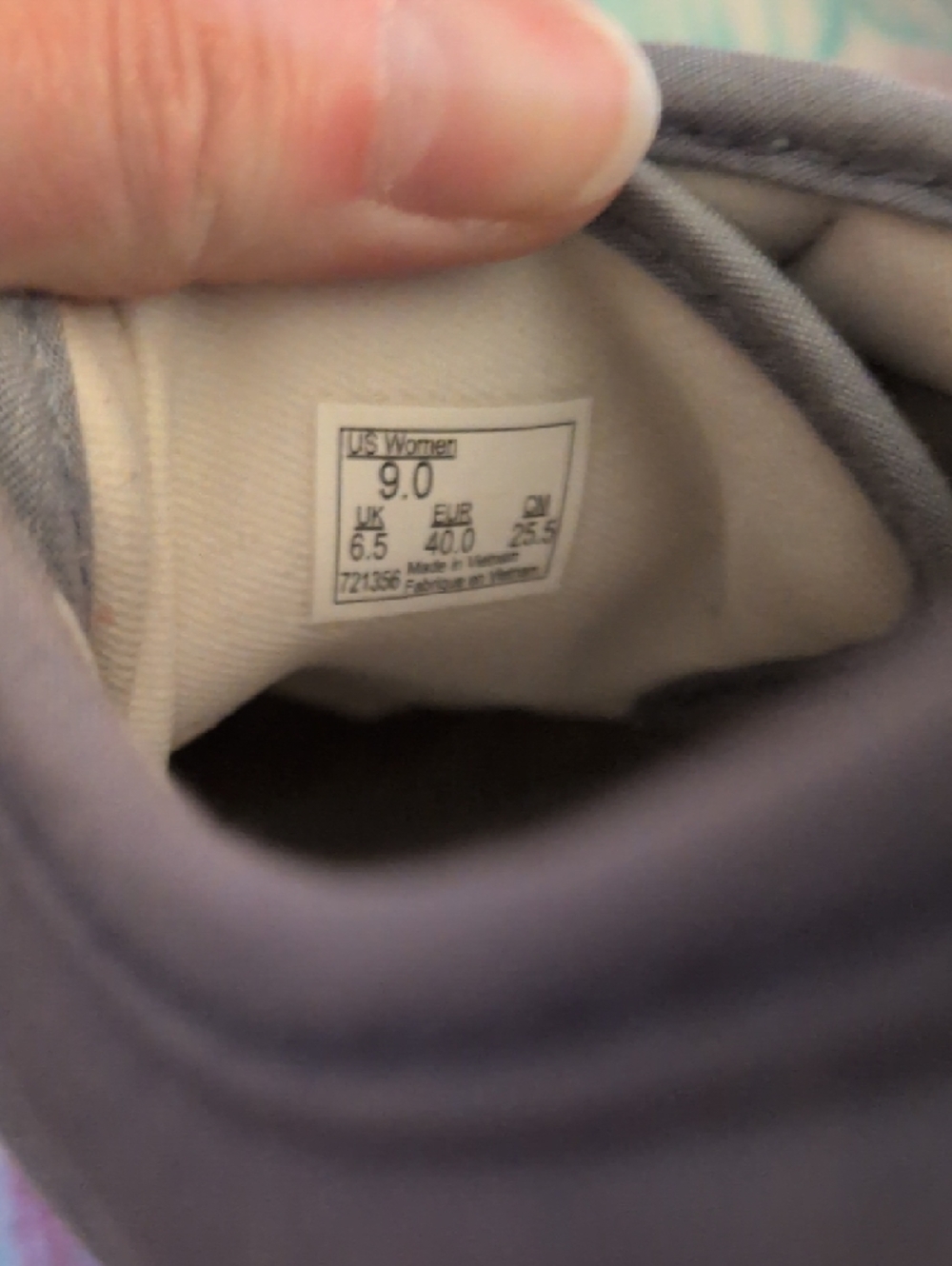 Vans Atwood Light Gray-Blue Canvas Low-Top Sneakers with Rope Trim Womens Size 9 - Picture 2 of 10